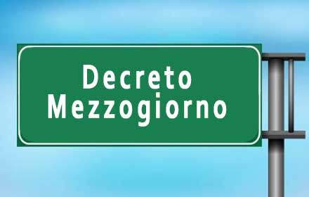 Decreto Mezzogiorno, pubblicato il provvedimento in Gazzetta Ufficiale