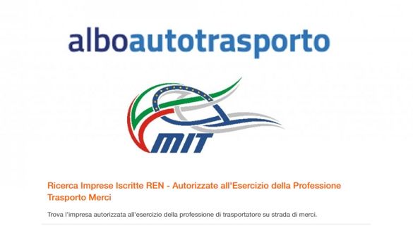 Albo Autotrasporto e REN: cancellazione delle imprese non iscritte alle CCIAA