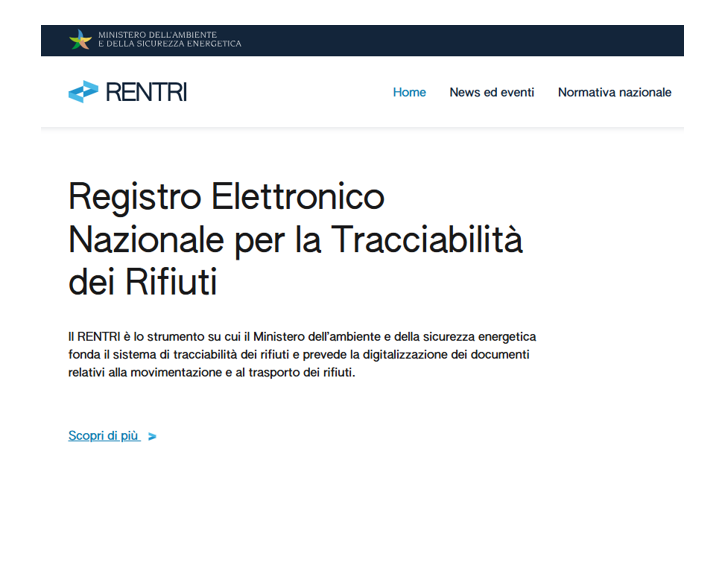 RENTRI: pubblicato il calendario del nuovo ciclo formativo per il 2026