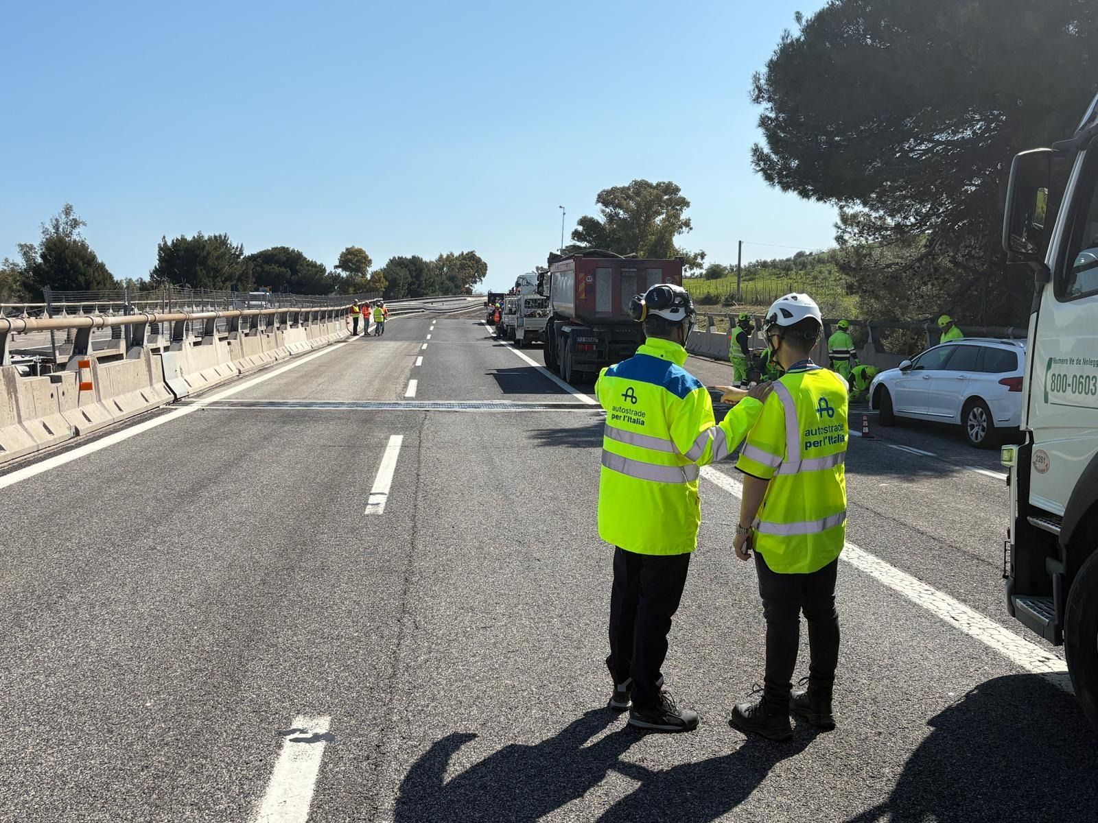 A14, Autostrade Per l’Italia riapre il tratto tra Vasto Sud e Poggio Imperiale chiuso per la frana di Petacciato