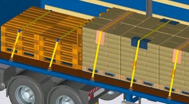 Corretto fissaggio del carico: dal prossimo 20 maggio entrerà in vigore il decreto che prevede le nuove tipologie di carenze e le relative sanzioni applicabili