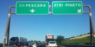 A14, chiusa l’Autostrada Adriatica ai mezzi pesanti in Abruzzo