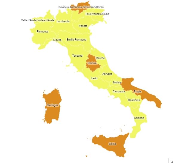 COVID-19: Dal 1 febbraio nessuna Regione in zona rossa