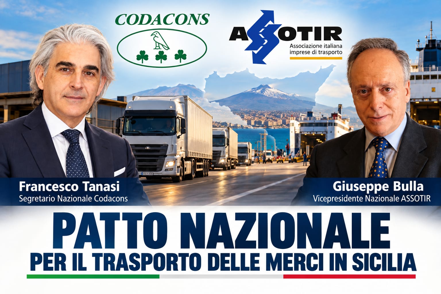 Caro-gasolio e protesta dei tir, Codacons e Assotir lanciano alla Meloni la proposta di un patto nazionale per il trasporto delle merci in Sicilia