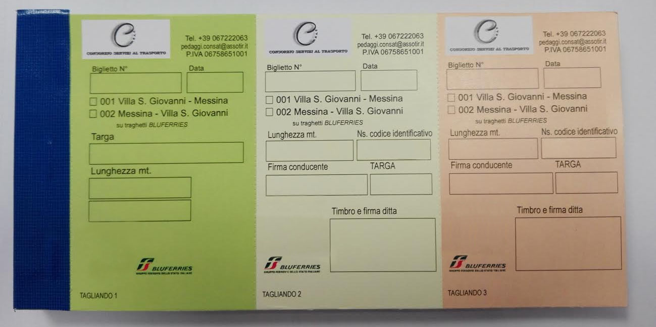 Carnet CON.S.A.T. – Stretto di Messina