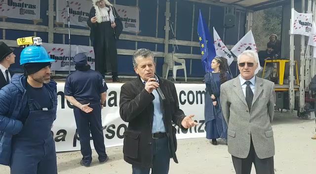 Le immagini e le parole della manifestazione unitaria di Saxa Rubra
