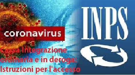 CORONAVIRUS: la Circ. INPS n. 47, dà le chiavi d’accesso a CIGO, CIGD e FIS