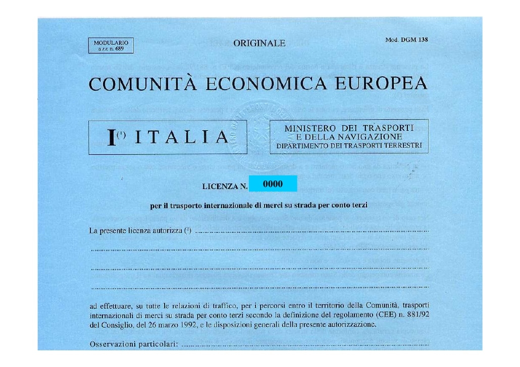 Licenza comunitaria: il MIT fa il punto sulle proroghe stabilite dalla UE