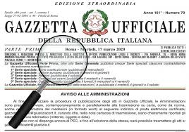 CORONAVIRUS: pubblicato in G.U. il Decreto Legge per favorire la liquidità e l’accesso al credito da parte delle imprese