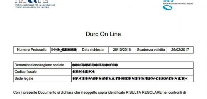 Proroga stato di emergenza: l’INPS fornisce chiarimenti sul DURC online