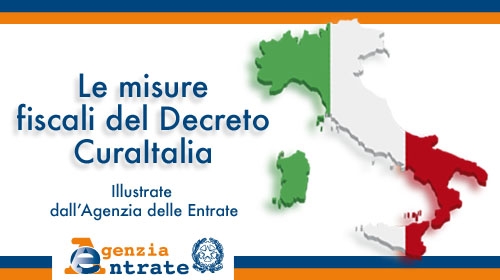 L’Agenzia delle Entrate illustra le misure fiscali del Decreto CURAITALIA